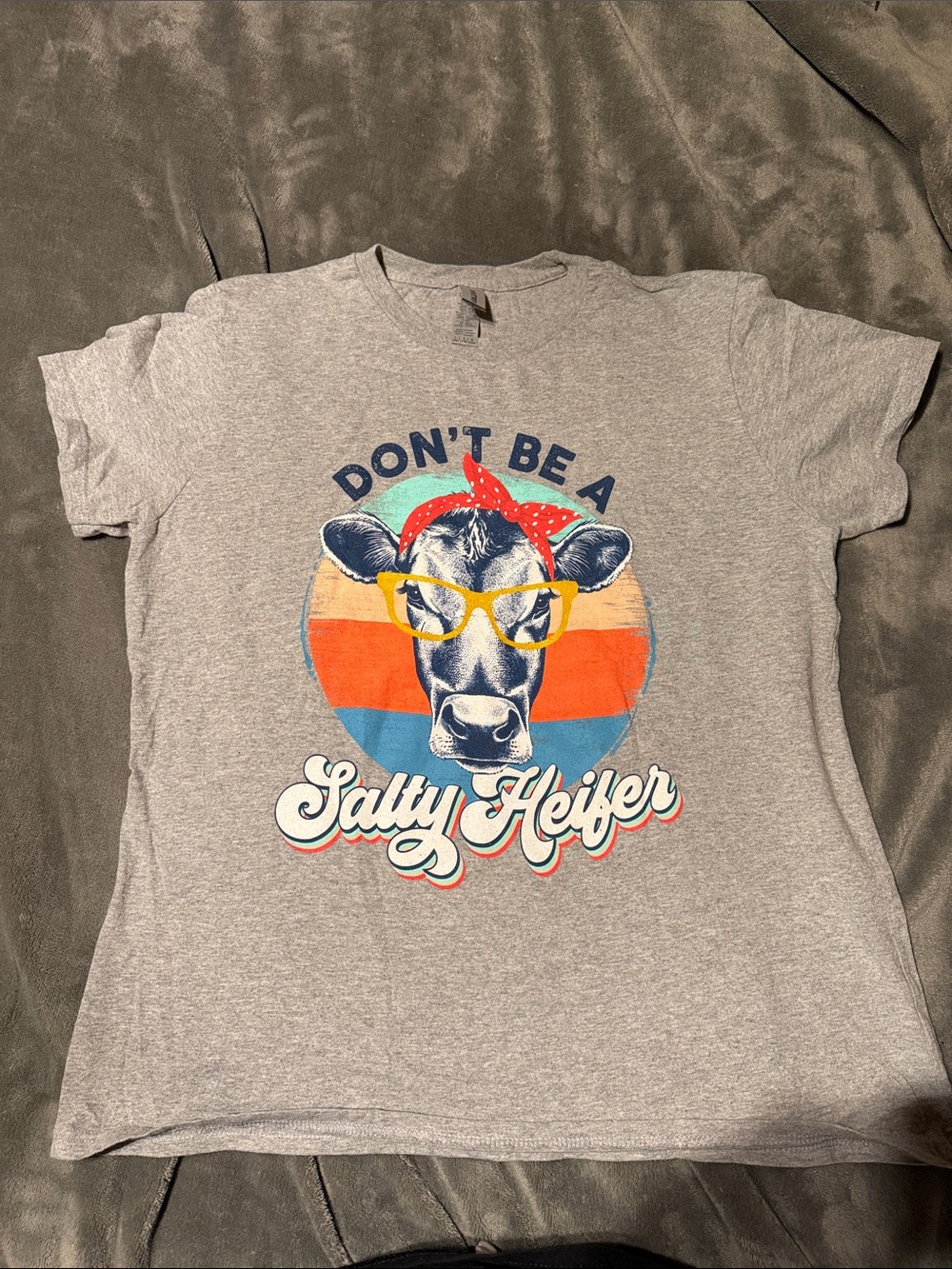 Gildan Gray Heather Heavy Cotton T-Shirt